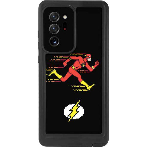 DC Comics The Flash Pixelated Running Pose Galaxy Note20 Ultra 5G Waterproof Case